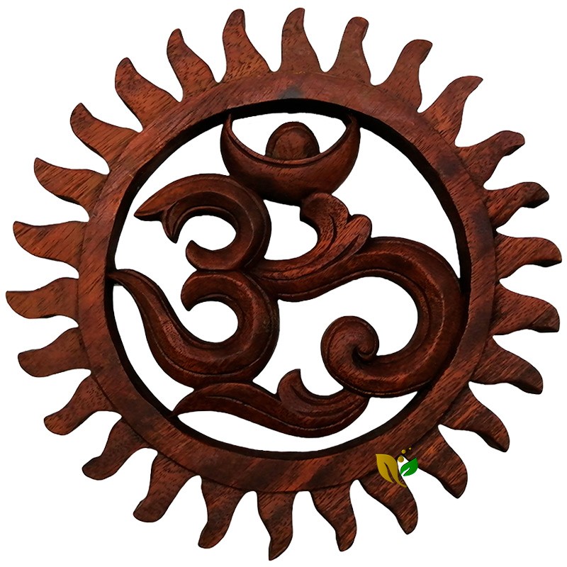OM DE MADERA (CÍRCULO PARA COLGAR) OM DE MADERA (CÍRCULO PARA COLGAR)
