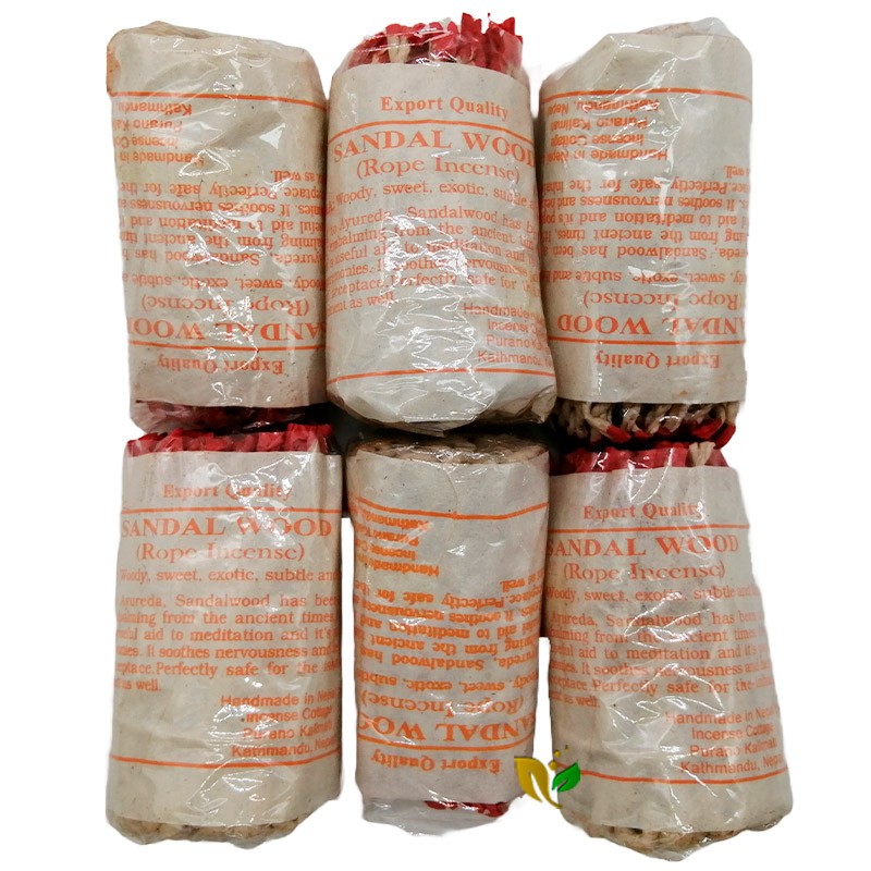 SANDAL WOOD INCIENSO DE ROPE (PACK 6 UD) SANDAL WOOD INCIENSO DE ROPE (PACK 6 UD)