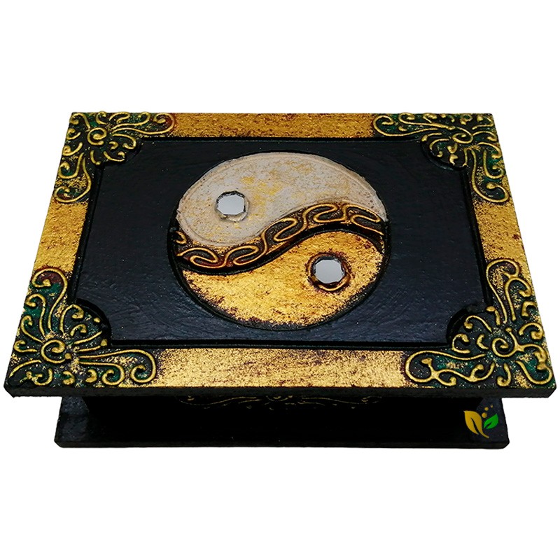 BAÚL/CAJA YIN YANG DORADO BAÚL/CAJA YIN YANG DORADO