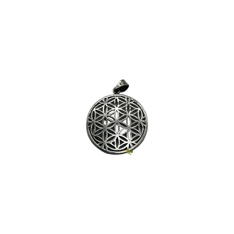 COLGANTE DE PLATA DE FLOR DE LA VIDA VARIOS MODELOS