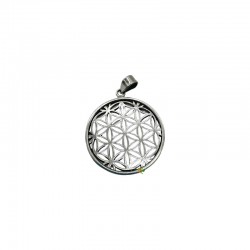 COLGANTE DE PLATA DE FLOR DE LA VIDA VARIOS MODELOS