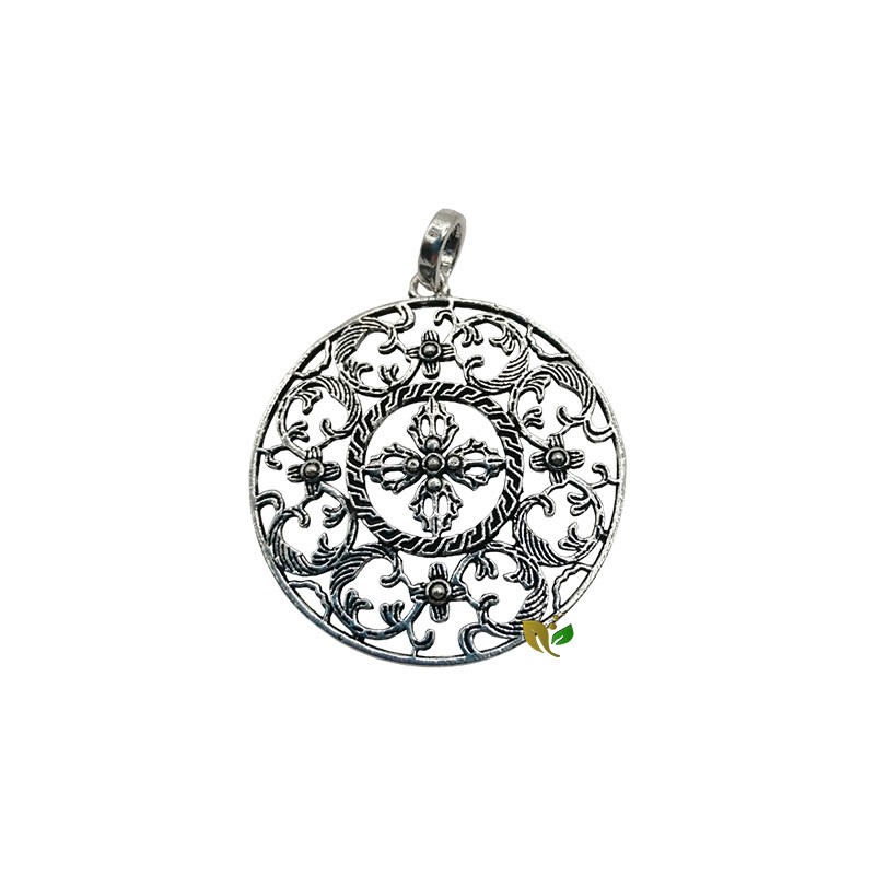 DUAL VAJRA COLGANTE DE PLATA DUAL VAJRA COLGANTE DE PLATA