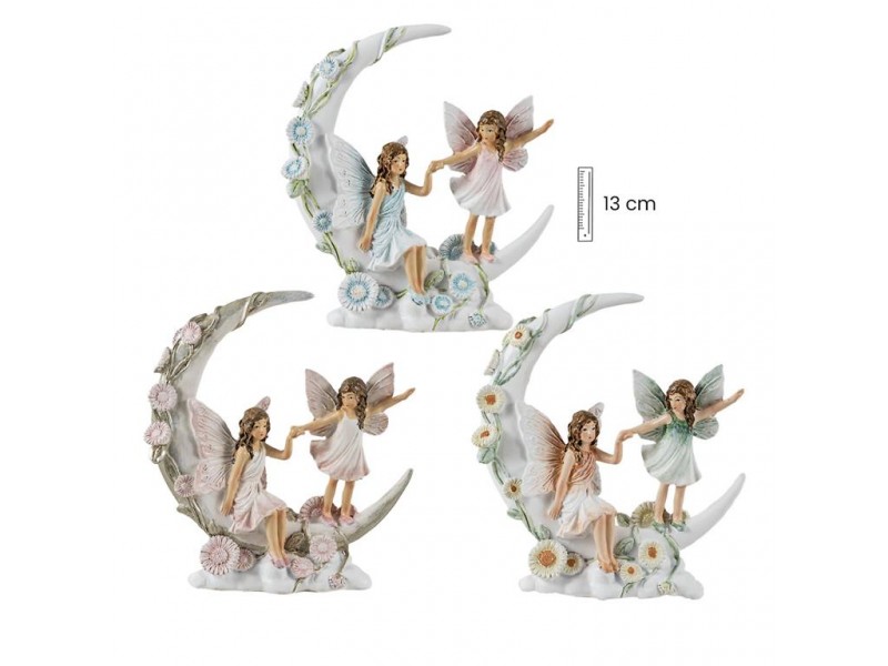 Hadas con Luna 13 cm. Hadas con Luna 13 cm.