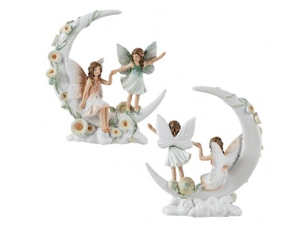 Hadas con Luna 13 cm.