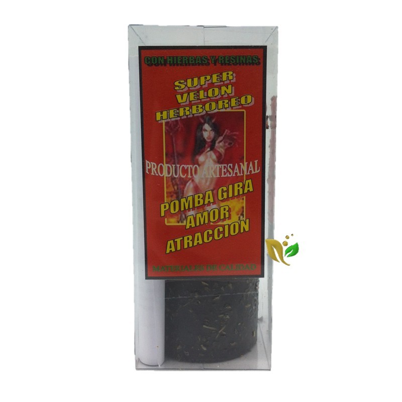 VELÓN HERBÓREO POMBA GIRA AMOR ATRACCIÓN