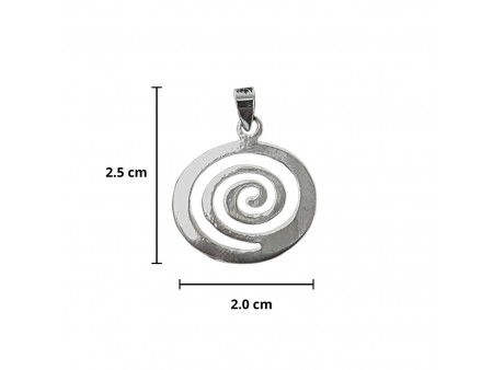 REIKI COLGANTE DE PLATA REIKI  CHOKUREI VARIOS TAMAÑOS