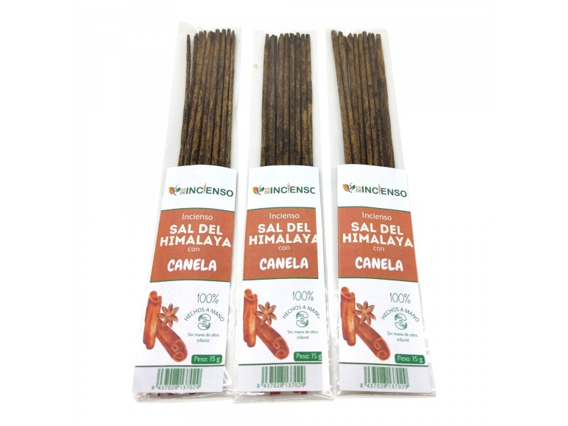 Incienso Sal del Himalaya con Canela (Pack 3 Uds) Incienso Sal del Himalaya con Canela (Pack 3 Uds)