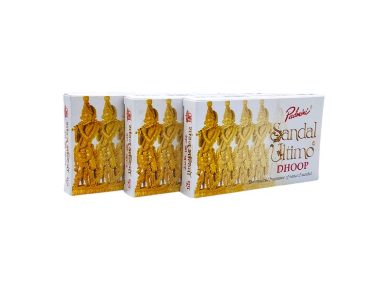 Dhoop Sticks Sandal Ultimo de Padmini (Pack 3 Uds) Dhoop Sticks Sandal Ultimo de Padmini (Pack 3 Uds)