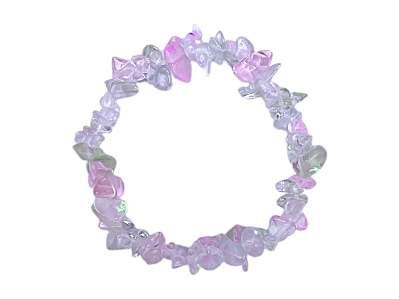 Pulsera Ópalo Rosa Chips Pulsera Ópalo Rosa Chips