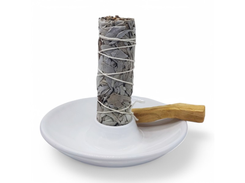 Quemador de Cerámica para Sahumerios y Palo Santo Quemador de Cerámica para Sahumerios y Palo Santo