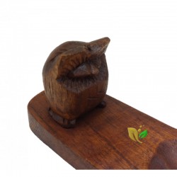TABLILLA DE MADERA BÚHO