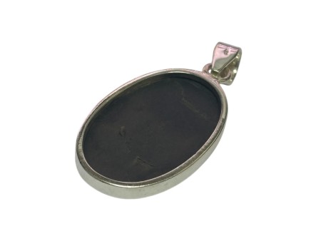 COLGANTE DE  SHUNGUITA Y PLATA 925  TRES FORMAS