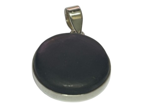 COLGANTE DE  SHUNGUITA Y PLATA 925  TRES FORMAS