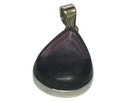 COLGANTE DE  SHUNGUITA Y PLATA 925  TRES FORMAS