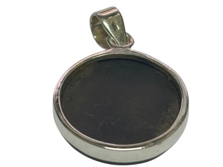COLGANTE DE  SHUNGUITA Y PLATA 925  TRES FORMAS