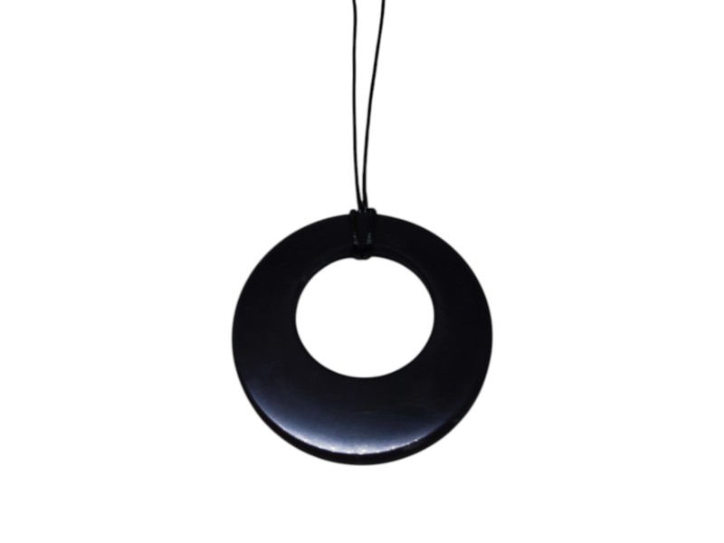 Colgante Shungit Circulo Agujero