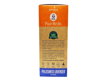 Incienso de Palo Santo Lavanda Ambica Varilllas
