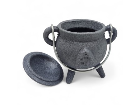 Caldero de Hierro Fundido Rústico con Triqueta 11 cm