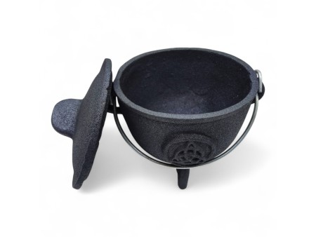 Caldero de Hierro Fundido Rústico con Triqueta 14 cm