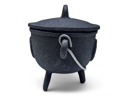 Caldero de Hierro Fundido Rústico con Triqueta 14 cm