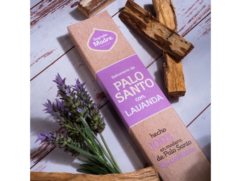 Sahumerio Palo Santo con Lavanda - Sagrada Madre Sahumerio Palo Santo con Lavanda - Sagrada Madre