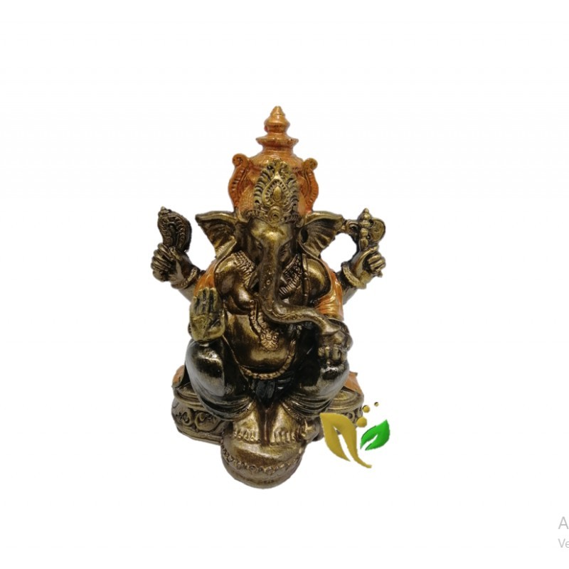 FIGURA GANESHA RESINA 23 CM FIGURA GANESHA RESINA 23 CM